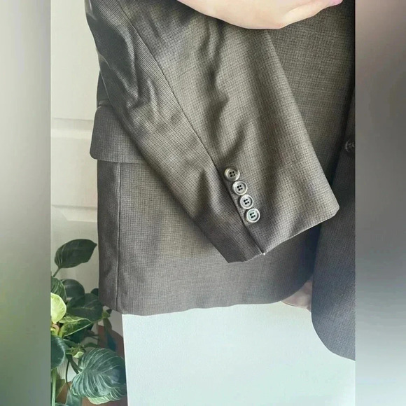 Lauren Ralph Lauren Vintage Wool Suit Jacket Blazer Brown 48R Men’s Green Label - Picture 10 of 16